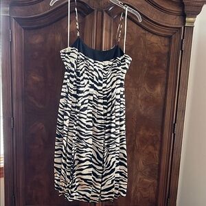 Issue New York Zebra Print Mini Dress